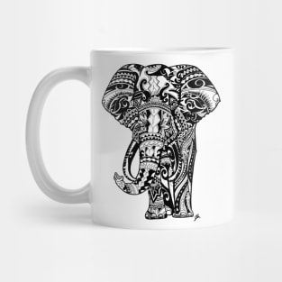 Elephant Mandala Tribal design Mug